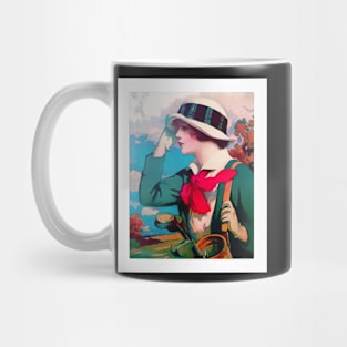 1917 Golf Watercolour Mug